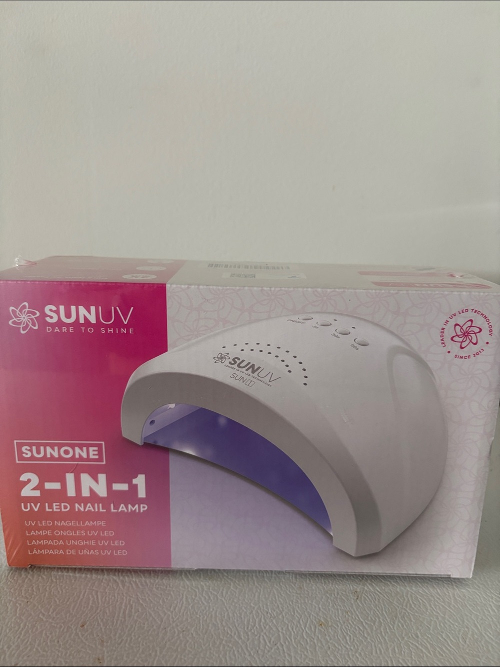 Sunone 2-in-1 White UV LED Nail Lamp